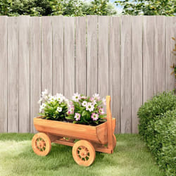 Vidaxl - Carro Decorativo 70x43x54 cm in Legno Massello di Abete