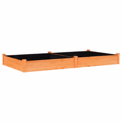 Fioriera da Giardino Fodera Marrone 240x120x25cm Massello Abetecod mxl 103916 - Vista aggiuntiva 2