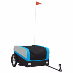 Rimorchio da Bici Nero e Blu 45 kg in Ferrocod mxl 108639 - Vista aggiuntiva 2