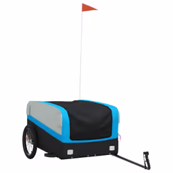 Rimorchio da Bici Nero e Blu 45 kg in Ferrocod mxl 84688 - Vista aggiuntiva 2