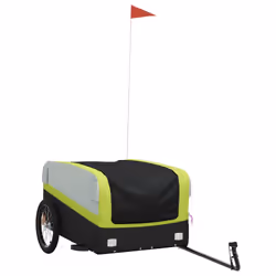 Rimorchio da Bici Nero e Verde 45 kg in Ferrocod mxl 84028 - Vista aggiuntiva 2