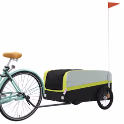Rimorchio da Bici Nero e Verde 45 kg in Ferrocod mxl 84028 - Vista aggiuntiva 3