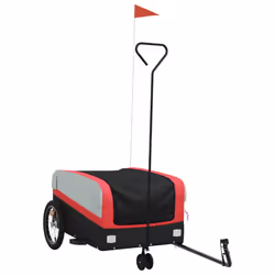 Rimorchio da Bici Nero e Rosso 45 kg in Ferrocod mxl 134668 - Vista aggiuntiva 2