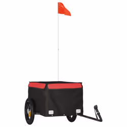 Rimorchio da Bici Nero e Rosso 30 kg in Ferrocod mxl 118160 - Vista aggiuntiva 2