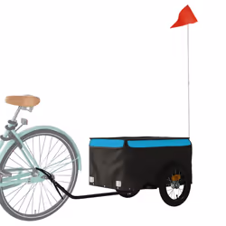 Rimorchio da Bici Nero e Blu 30 kg in Ferrocod mxl 70201 - Vista aggiuntiva 3