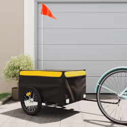 Questo versatile e robusto rimorchio per bici sarà l'ideale per il trasporto di merci pesanti grazie alla sua capacità di car ...