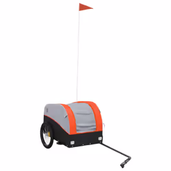 Rimorchio da Bici Nero e Arancione 30 kg in Ferrocod mxl 108641 - Vista aggiuntiva 2