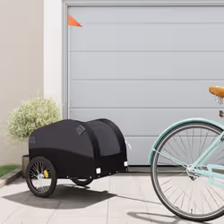 Questo versatile e robusto rimorchio per bici sarà l'ideale per il trasporto di merci pesanti grazie alla sua capacità di car ...