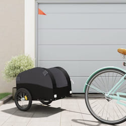 Vidaxl - Rimorchio da Bici Nero 30 kg in Ferro 28091