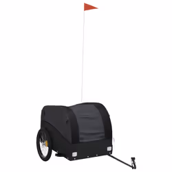 Rimorchio da Bici Nero 45 kg in Ferrocod mxl 107849 - Vista aggiuntiva 2