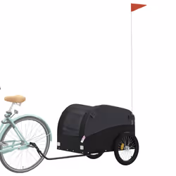 Rimorchio da Bici Nero 45 kg in Ferrocod mxl 107849 - Vista aggiuntiva 3