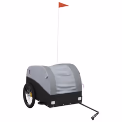 Rimorchio da Bici Nero e Grigio 45 kg in Ferrocod mxl 131877 - Vista aggiuntiva 2