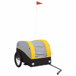 Rimorchio da Bici Nero e Giallo 45 kg in Ferrocod mxl 107888 - Vista aggiuntiva 2