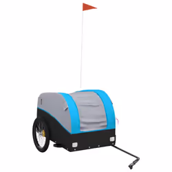 Rimorchio da Bici Nero e Blu 45 kg in Ferrocod mxl 83922 - Vista aggiuntiva 2