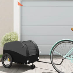 Vidaxl - Rimorchio da Bici Nero 30 kg in Ferro 40526