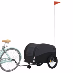 Rimorchio da Bici Nero 45 kg in Ferrocod mxl 134723 - Vista aggiuntiva 3