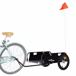 Rimorchio da Bici Nero Oxford e Ferrocod mxl 118969 - Vista aggiuntiva 3