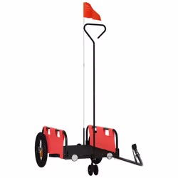 Rimorchio da Bici Rosso Oxford e Ferrocod mxl 114543 - Vista aggiuntiva 2