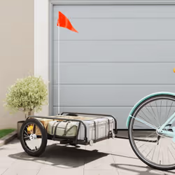 Questo versatile e robusto rimorchio per bici sarà l'ideale per il trasporto di merci pesanti grazie alla sua capacità di car ...