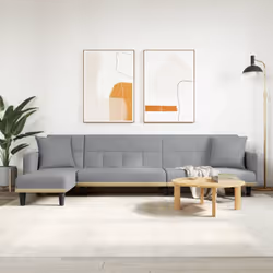Questo divano letto a L è perfetto per accogliere gli ospiti durante la notte, e fornisce al contempo un comodo spazio per se ...