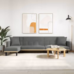 Questo divano letto a L è perfetto per accogliere gli ospiti durante la notte, e fornisce al contempo un comodo spazio per se ...