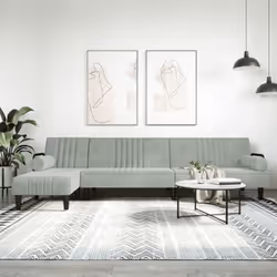 Questo divano letto a L è perfetto per accogliere gli ospiti durante la notte, e fornisce al contempo un comodo spazio per se ...