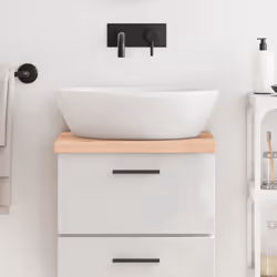 State pensando di rinnovare i vostri ripiani a casa? Questo piano da bagno in legno è la scelta che fa per voi! Struttura res ...