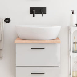 Vidaxl - Piano Bagno 40x60x2 cm in Legno Massello Non Trattato 78975
