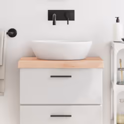 State pensando di rinnovare i vostri ripiani a casa? Questo piano da bagno in legno è la scelta che fa per voi! Struttura res ...