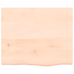 Piano Bagno 60x50x(2-4) cm in Legno Massello Non Trattatocod mxl 74448 - Vista aggiuntiva 3