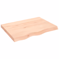 Piano Bagno 80x60x(2-6) cm in Legno Massello Non Trattatocod mxl 122376 - Vista aggiuntiva 2