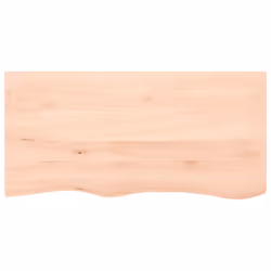Piano Bagno 100x50x(2-6) cm in Legno Massello Non Trattatocod mxl 119848 - Vista aggiuntiva 3