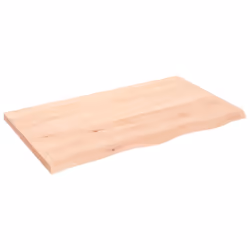 Piano Bagno 100x60x(2-4) cm in Legno Massello Non Trattatocod mxl 95906 - Vista aggiuntiva 2
