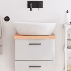 State pensando di rinnovare i vostri ripiani a casa? Questo piano da bagno in legno è la scelta che fa per voi! Struttura res ...
