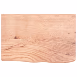 Piano Bagno Marrone 60x40x(2-4) cm Legno Massello Trattatocod mxl 126763 - Vista aggiuntiva 3