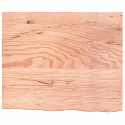 Piano Bagno Marrone Chiaro 60x50x2 cm Legno Massello Trattatocod mxl 126766 - Vista aggiuntiva 3