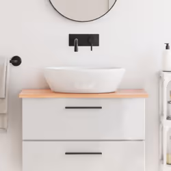 State pensando di rinnovare i vostri ripiani a casa? Questo piano da bagno in legno è la scelta che fa per voi! Struttura res ...