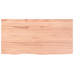 Piano Bagno Marrone 80x40x(2-4) cm Legno Massello Trattatocod mxl 74451 - Vista aggiuntiva 3