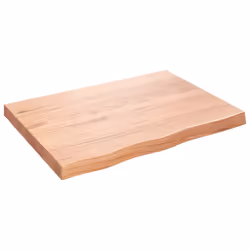 Piano Bagno Marrone 80x60x(2-6) cm Legno Massello Trattatocod mxl 122379 - Vista aggiuntiva 2