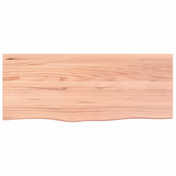 Piano Bagno Marrone 100x40x(2-4) cm Legno Massello Trattatocod mxl 71878 - Vista aggiuntiva 3
