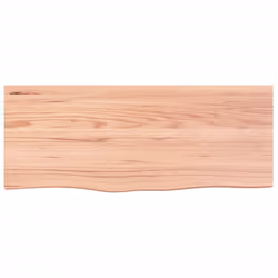 Piano Bagno Marrone 100x40x(2-6) cm Legno Massello Trattatocod mxl 119851 - Vista aggiuntiva 3