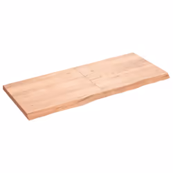 Piano Bagno Marrone 120x50x(2-4) cm Legno Massello Trattatocod mxl 71903 - Vista aggiuntiva 2