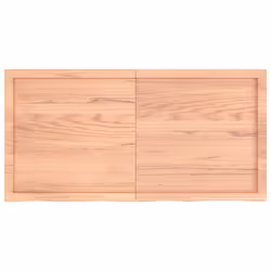 Piano Bagno Marrone 120x60x(2-4) cm Legno Massello Trattatocod mxl 71894 - Vista aggiuntiva 3