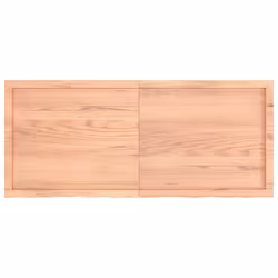 Piano Bagno Marrone 140x60x(2-4) cm Legno Massello Trattatocod mxl 119887 - Vista aggiuntiva 3