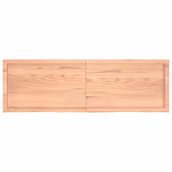 Piano Bagno Marrone 160x50x(2-6) cm Legno Massello Trattatocod mxl 119873 - Vista aggiuntiva 3