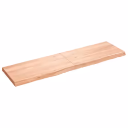 Piano Bagno Marrone 180x50x(2-6) cm Legno Massello Trattatocod mxl 119818 - Vista aggiuntiva 2
