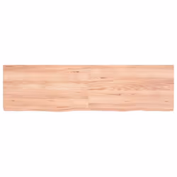 Piano Bagno Marrone 180x50x(2-6) cm Legno Massello Trattatocod mxl 119818 - Vista aggiuntiva 3