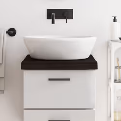 State pensando di rinnovare i vostri ripiani a casa? Questo piano da bagno in legno è la scelta che fa per voi! Struttura res ...