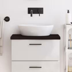 State pensando di rinnovare i vostri ripiani a casa? Questo piano da bagno in legno è la scelta che fa per voi! Struttura res ...