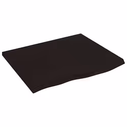 Piano Bagno Marrone Scuro 60x50x2 cm Legno Massello Trattatocod mxl 126793 - Vista aggiuntiva 2